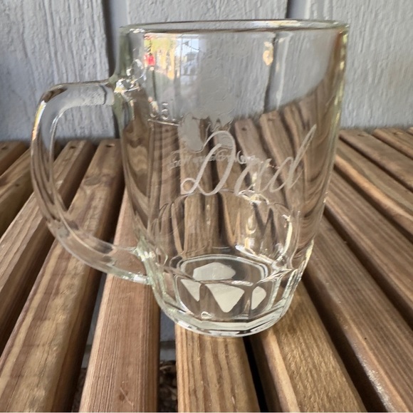 Walt Disney World Glass Mug Vintage Grumpy Engraved Dad Arriba Brothers Cup - Picture 10 of 15